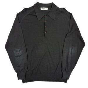 Vintage Mondo Di Marco Made in Italy Collared Knit Sweater XL
